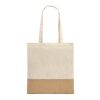MERCAT. Bolsa de algodón 100% (160 g/m²) Beige | sin montaje de publicidad