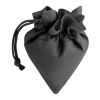SHOPS. Bolsa plegable 190T Negro | sin montaje de publicidad
