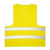 YELLOWSTONE. Chaleco de alta visibilidad hecho en poliéster 100% Amarillo | sin montaje de publicidad