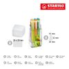 STABILO swing cool Box de 6 rotuladores fluorescentes Tampografía 2 color