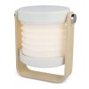 Lámpara LED multifunción Coollux con mango de bambú Blanco | sin montaje de publicidad | no disponible | no disponible