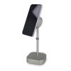 Xoopar Mojiu Lámpara de mesa inteligente con control por voz gris claro | Grabado | borde tapa superior | Ø 55 mm