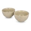 Juego de cuencos de cerámica Sagaform Ditte, 12 cm Beige