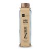 Botella de agua de vidrio reciclado InSideOut ReuuZ con tapón de madera 650 ml Transparente | sin montaje de publicidad | no disponible | no disponible