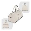 Bolsa de viaje/deportiva InSideOut Reuuz Canvas 28 x 56 x 28 cm Beige-Negro