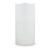 Juego de 3 velas de cera LED Koselys (funcionan con pilas) Crema