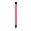 Alicante soft touch R-AL tinta negra Rosa-Negro | Grabado | 90 grados del clip | 87 mm x 8 mm | no disponible
