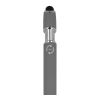 Paris soft touch R-AL tinta negra Gris | Grabado | 90 grados del clip | 56 mm x 8 mm | no disponible