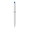Bolígrafo S30 opaco Blanco-Azul / Blanco | Impresión De Pantalla 1 color | en el cuerpo alineado con el clip | 40 mm x 25 mm | no disponible