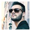 Gafas de sol Justin café-fibra UV400 Natural