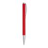 Bolígrafo metálico Modena tacto suave Rojo / Blanco | Grabado | 180 grados del clip | 40 mm x 6 mm | no disponible