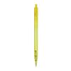 Bolígrafo Kuma transparente Amarillo-Amarillo | Impresión De Pantalla 1 color | 180 grados del clip | 45 mm x 25 mm | no disponible