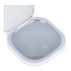 Espejo compacto LED 350 mAh Blanco | Tampografía 1 color | top | 50 mm x 50 mm