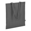 R-PET Bolsa de transporte de tejido sin tejer con asas largas 38 x 42 cm 75 g/m² Gris | sin montaje de publicidad | no disponible | no disponible | no disponible