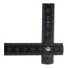Regla plegable de madera 2m premium pintada Negro