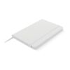 Cuaderno A5 PU con páginas de puntos cuadriculados FSC Blanco