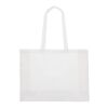 Bolsa de algodón reciclado con fuelle 140g/m² 49x14x37cm Blanco | sin montaje de publicidad | no disponible | no disponible | no disponible