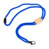 Lanyard Paracord R-PET Azul / Blanco | sin montaje de publicidad | no disponible | no disponible