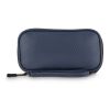 Bolsa organizadora Kyra 210D recubierta de PU rPET 20 x 11,5 x 2 cm Azúl oscuro | sin montaje de publicidad | no disponible | no disponible