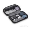 Bolsa organizadora Napa 210D recubierta de rPET PU 22 x 13 x 4 cm Negro intenso | sin montaje de publicidad | no disponible | no disponible