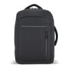 Mochila para portátil PU Osaka 30 x 14 x 42 cm 15 l Negro intenso | sin montaje de publicidad | no disponible | no disponible