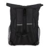 R-PET 600D Rolltop Fahrrad-Rucksack 20L Negro | sin montaje de publicidad | no disponible | no disponible