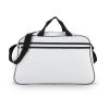 Bolsa deportiva y de viaje R-PET 600D, 48 x 25 x 28 cm, 30 litros Blanco-Negro | sin montaje de publicidad | no disponible | no disponible
