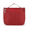 Neceser de viaje Kora de rPET 300D rojo oscuro | sin montaje de publicidad | no disponible | no disponible