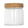 Bote vidrio y bambú 600ml Transparente | sin montaje de publicidad | no disponible | no disponible | no disponible