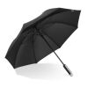 Emerantia 190T Pongee 23" Stick umbrella Auto open Negro | sin montaje de publicidad | no disponible | no disponible