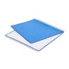 Toalla R-PET de secado rápido 40 × 80 cm con bolsa, sublimación. Azul / Blanco