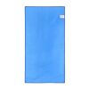 Toalla R-PET de secado rápido 40 × 80 cm con bolsa, sublimación. Azul / Blanco | sin montaje de publicidad | no disponible | no disponible