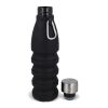 Botella de agua plegable 550 ml Negro