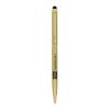 Bolígrafo Sleek Stylus Executive oro | Impresión De Pantalla 1 color | Cuerpo-centrado al clip | 15.00 mm x 38.00 mm