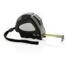 Flexómetro auto stop RCS plástico reciclado 3m/16mm negro | sin montaje de publicidad | no disponible | no disponible