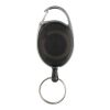 Llavero con clip alargable de ABS reciclado RCS negro | sin montaje de publicidad | no disponible | no disponible