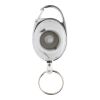 Llavero con clip alargable de ABS reciclado RCS blanco | sin montaje de publicidad | no disponible | no disponible