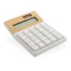 Calculadora de plástico reciclado Utah RCS y bambú FSC® marron | sin montaje de publicidad | no disponible | no disponible
