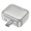 Adaptador USB-C ChargeGuard RCS con desconexión automática plata