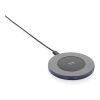 Cargador inalámbrico Terra RCS de aluminio reciclado de 10W gris | sin montaje de publicidad | no disponible | no disponible