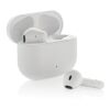 Auriculares inalámbricos Tunevo RCS de plástico reciclado blanco | sin montaje de publicidad | no disponible | no disponible