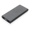 Powerbank PD de aluminio de 18W y 10.000 mAh negro | sin montaje de publicidad | no disponible | no disponible