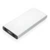 Powerbank PD de aluminio de 18W y 10.000 mAh plata | sin montaje de publicidad | no disponible | no disponible