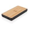 Powerbank 8000 mAh inalámbrico FSC®& RCS Rplastic marron | sin montaje de publicidad | no disponible | no disponible