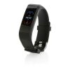 Pulsera Fit RCS reciclado TPU con pulsómetro negro | sin montaje de publicidad | no disponible | no disponible