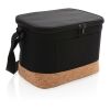 Bolsa y nevera bicolor con detalle de corcho negro | sin montaje de publicidad | no disponible | no disponible | no disponible