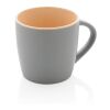 Taza de cerámica con interior de color marron-gris | sin montaje de publicidad | no disponible | no disponible