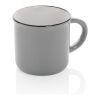 Taza de cerámica vintage gris | sin montaje de publicidad | no disponible | no disponible