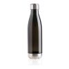 Botella de agua estanca con tapa de acero inoxidable. negro | sin montaje de publicidad | no disponible | no disponible