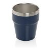 Taza de café Clark RCS doble pared 300 ml azul marino | sin montaje de publicidad | no disponible | no disponible